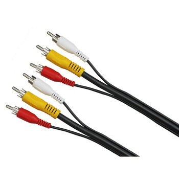 AIV Audio / Video 3x Rca liitäntäkaapeli- 5,00 m kuva