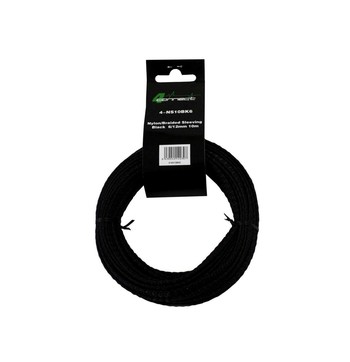 FOUR Connect 4-NS10BK6 nylon/kangas-sukka musta 6/12mm 10m kuva