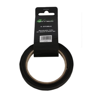 FOUR Connect 4-ST3BL6 shrink tube,  2:1 Black 6.4mm 3m image