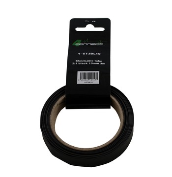 FOUR Connect 4-ST3BL10 shrink tube,  2:1 Black 10mm 3m image