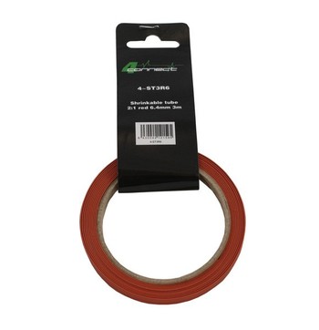 FOUR Connect 4-ST3R6 shrink tube,  2:1 Red 6.4mm 3m image
