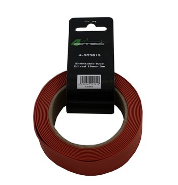 FOUR Connect 4-ST3R19 shrink tube,  2:1 Red 19mm 3m image