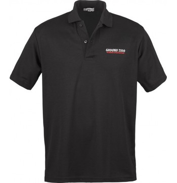 Ground Zero Black polo shirt with GZ logo M image