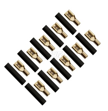 FOUR Connect 4-690735 flat connector 2.5mm², width 4.8mm, black, 10pcs image