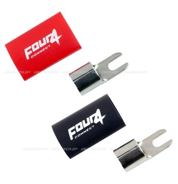 FOUR Connect 4-690817 M4 fork connector 20mm², 1xRed and 1xBlack image