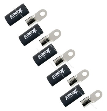 FOUR Connect 4-690963 M8 rengasliitin 35mm2, 5x musta kuva