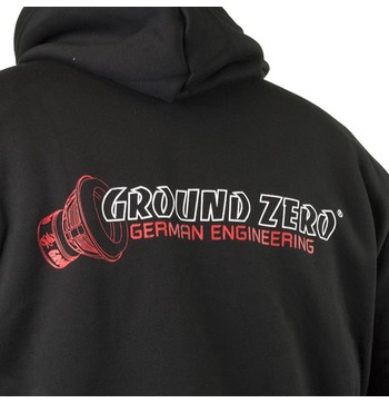 Ground Zero Black Hoodie XXL kuva