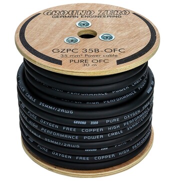 Ground Zero OFC virtakaapeli 35mm2 30m musta image