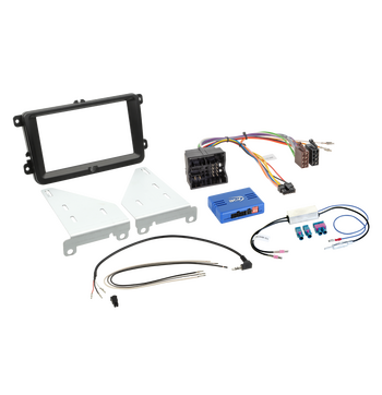 ACV 2-DIN asennuskehys  ja radion liitäntäsarja  Seat Alhambra/VW Amarok/Beetle/Caddy/Sharan/T6 LFB kuva